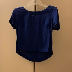 Blue Crop Top - Nordstrom